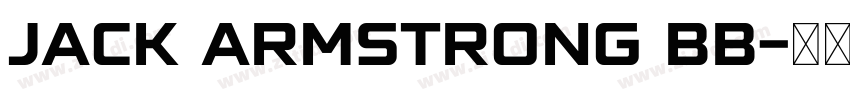 JACK ARMSTRONG BB字体转换